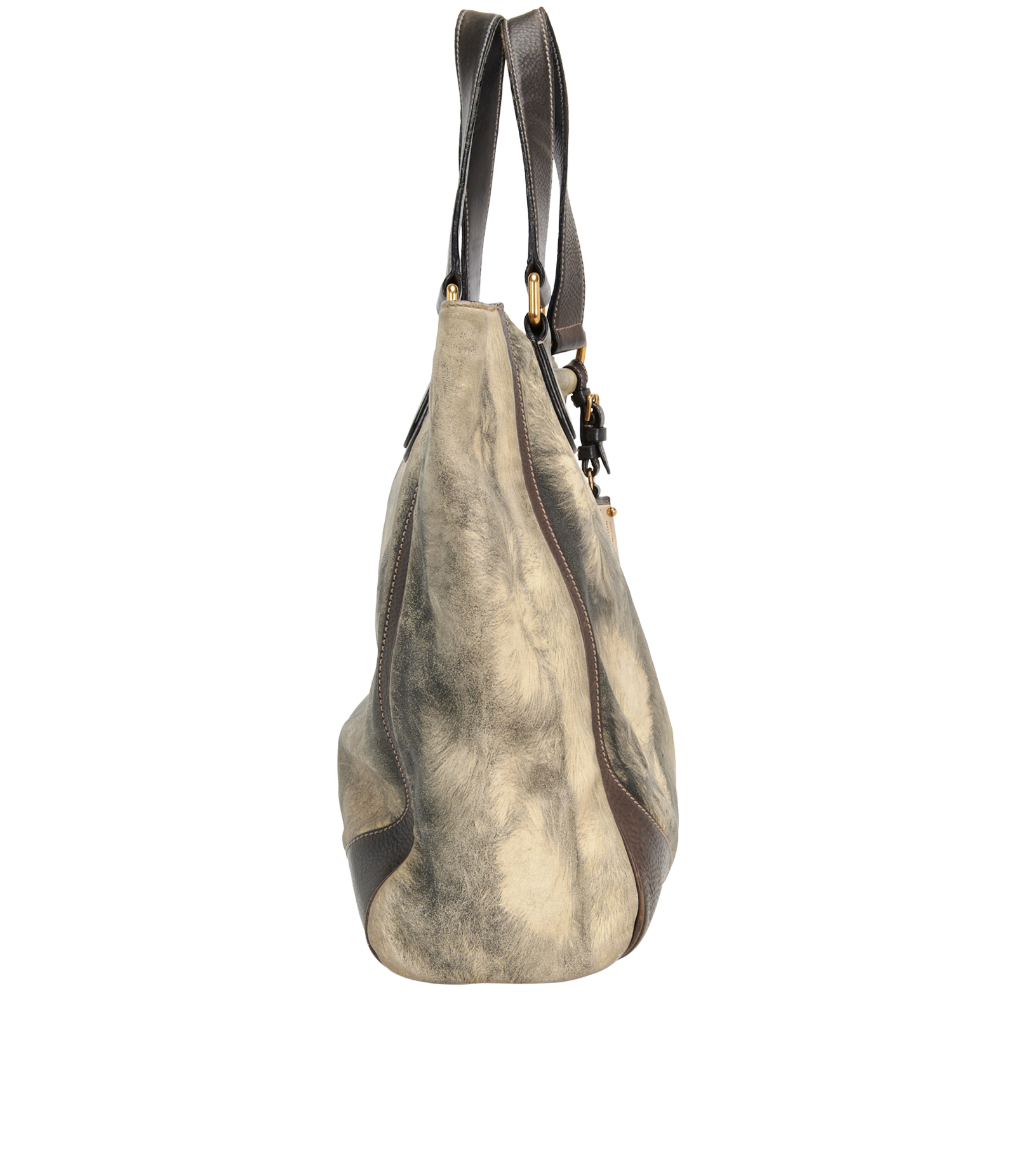 Miss Exotic Tote, &pound;250, Handbags, Brown, Leather, Side view